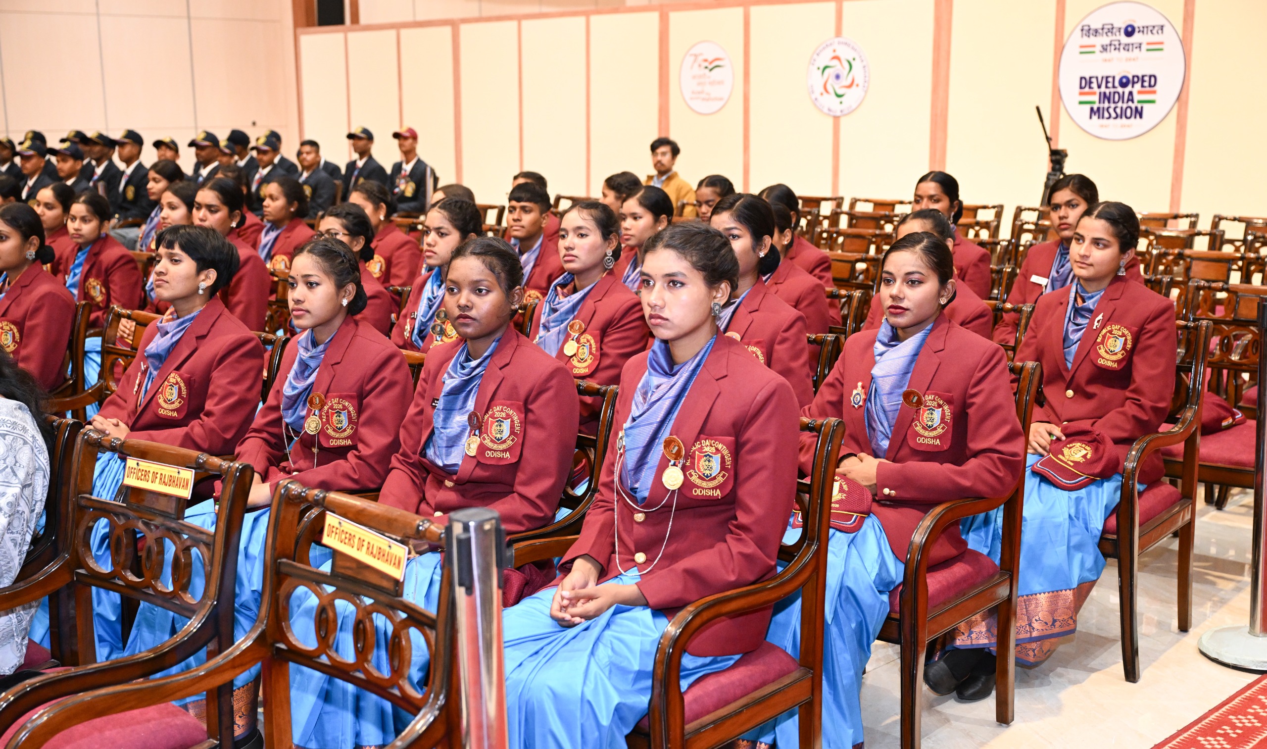 ନୂଆ ଦିଲ୍ଲୀରେ ୭୭ତମ ଗଣତନ୍ତ୍ର ଦିବସ ପରେଡ୍‌ରେ ଅଂଶଗ୍ରହଣ କରିଥିବା ଓଡ଼ିଶା ଏନ୍‌ସିସି ଦଳ ସହିତ ଭାବ ବିନିମୟ କଲେ ରାଜ୍ୟପାଳ*